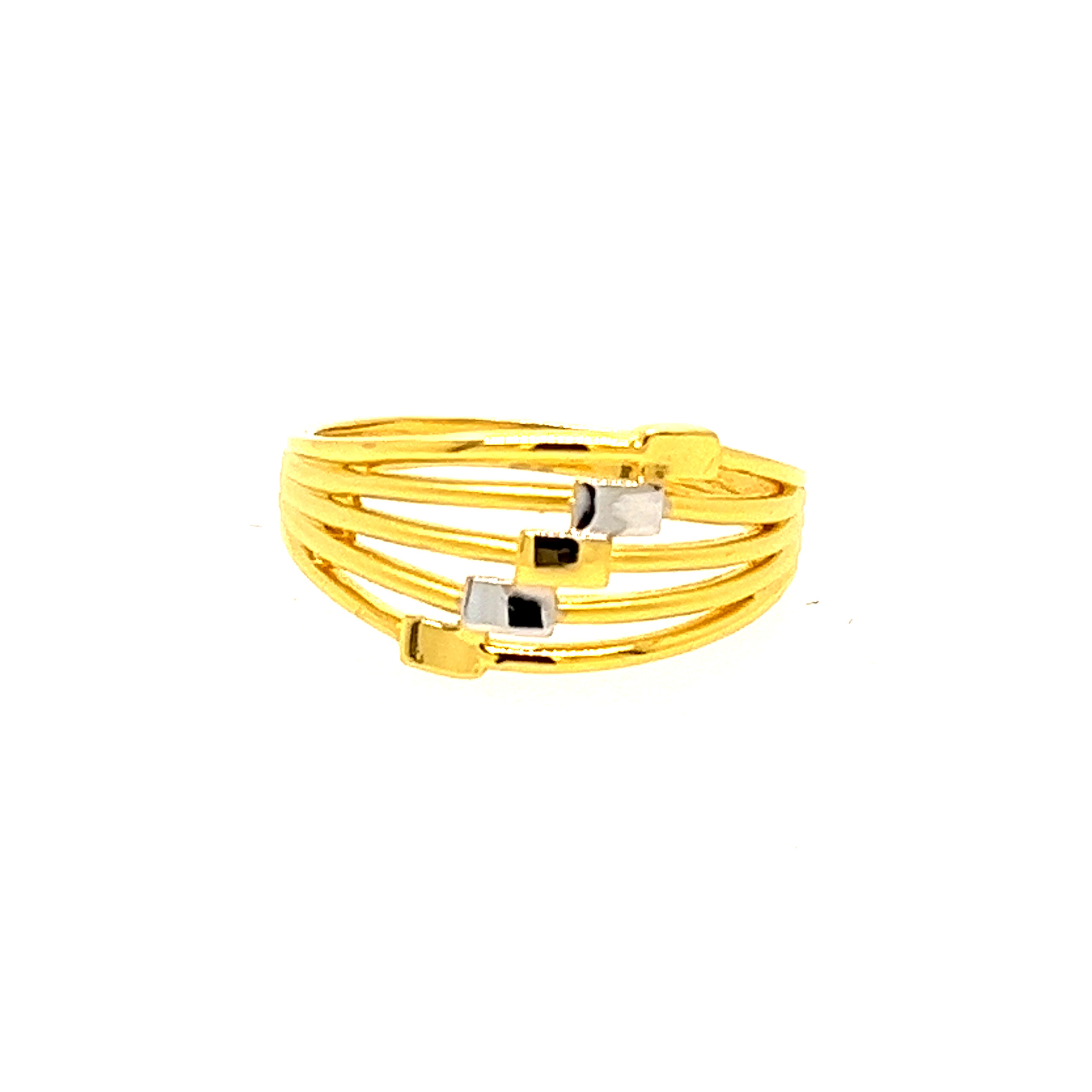 22k Gold Plain Flair Ring - Image 2