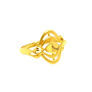 22k Gold Plain Strong n Smart Ring