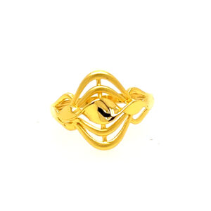 22k Gold Plain Strong n Smart Ring