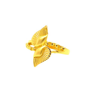 22k Gold Plain Drizzle Ring