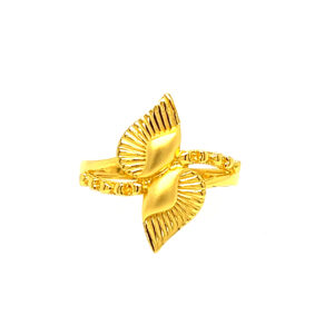 22k Gold Plain Drizzle Ring