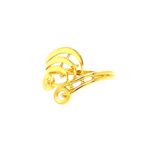 22k Gold Plain Perfect Ring