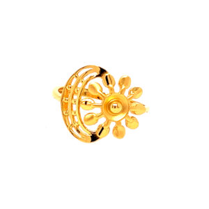 22k Gold Plain Shiny Ring