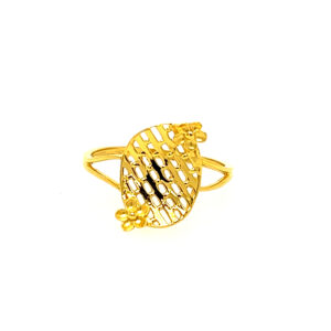 22k Gold Plain Glam Ring