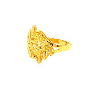 22k Gold Plain Graceful Ring