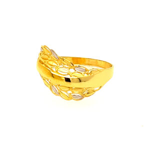 22k Gold Plain Stylish Ring