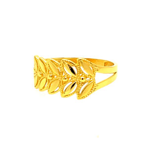 22k Gold Plain Simple Ring