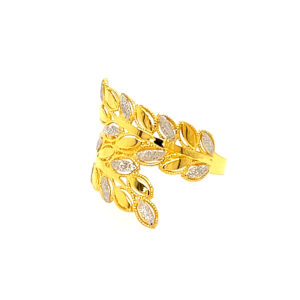 22k Gold Plain Delicate Ring