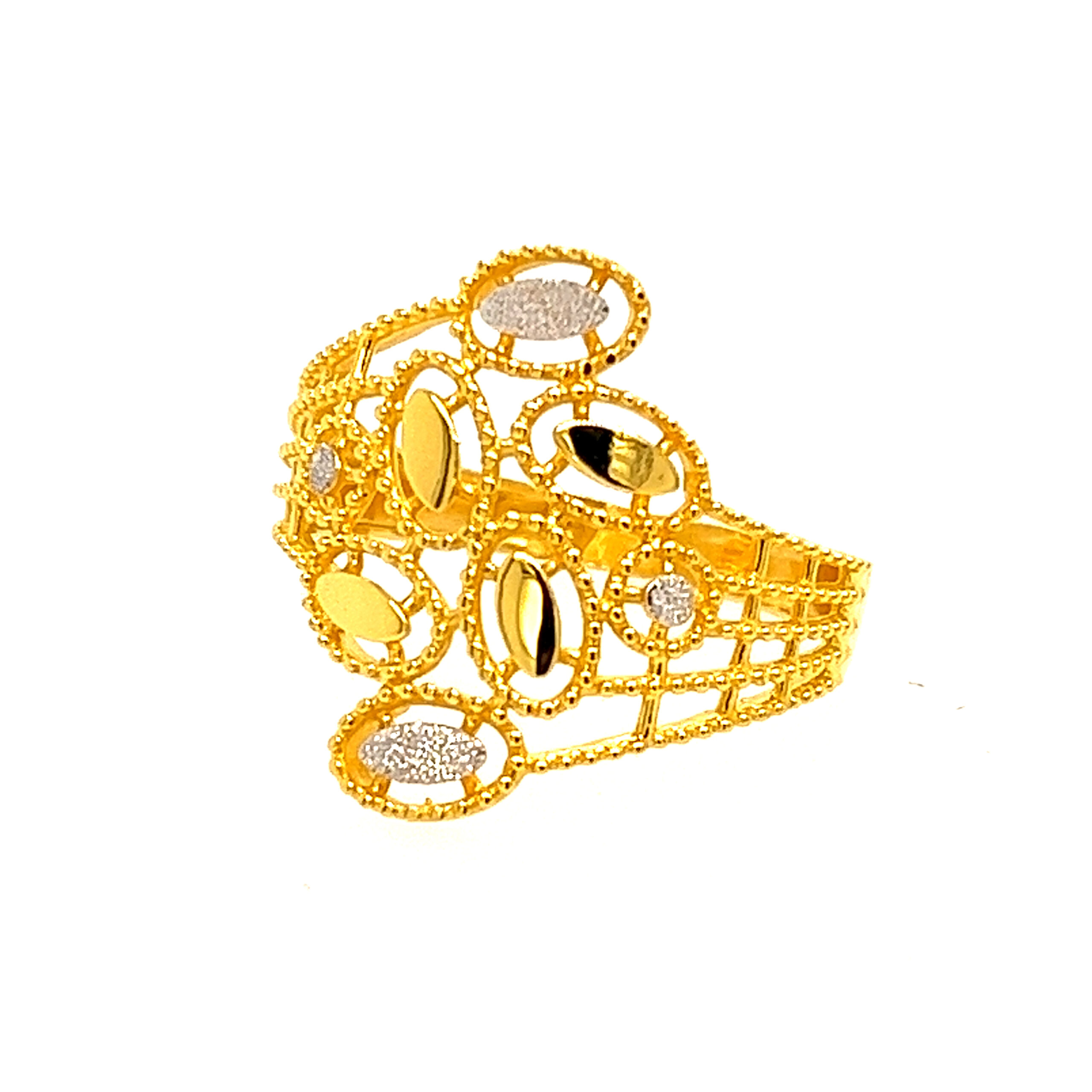 22k Gold Plain Stunning Ring