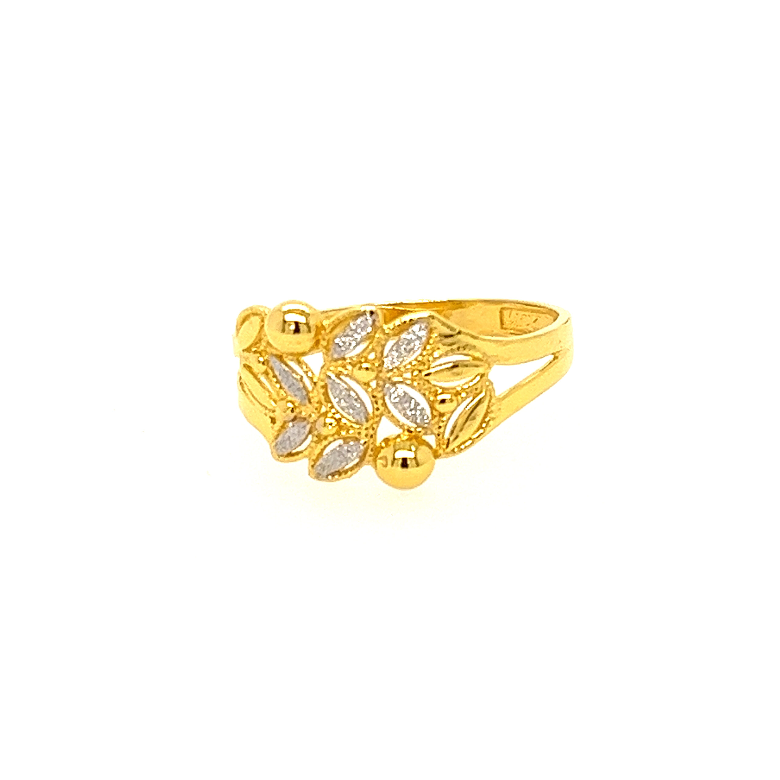 22k Gold Plain Unique Ring - Image 3
