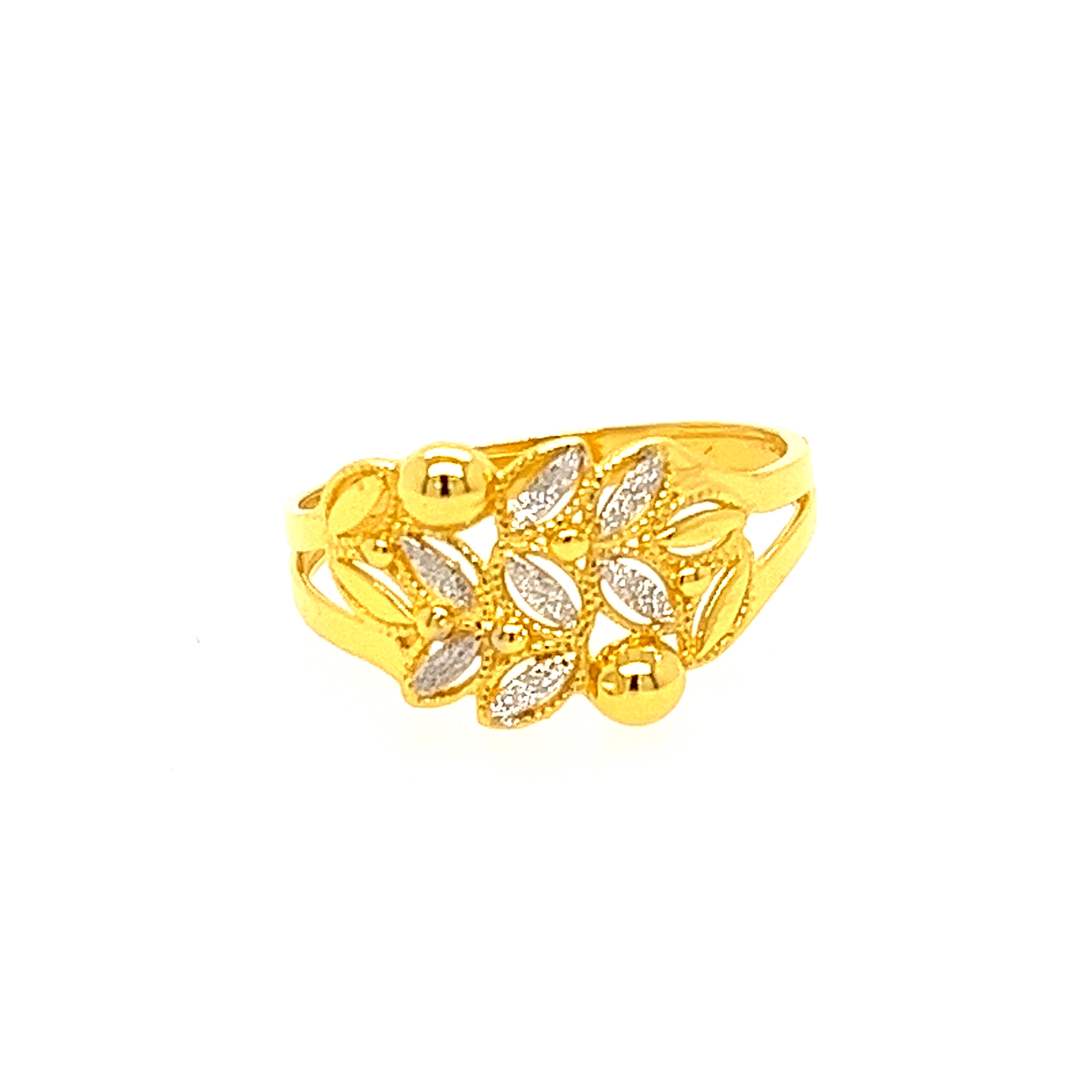 22k Gold Plain Unique Ring - Image 2