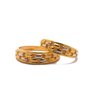 22k yellow dash race band