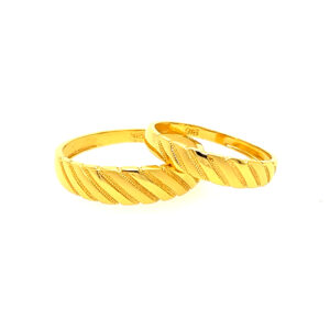 22k Yellow Gold Royal Couple Bands