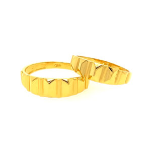 22k Yellow Gold Delicate Couple Bands