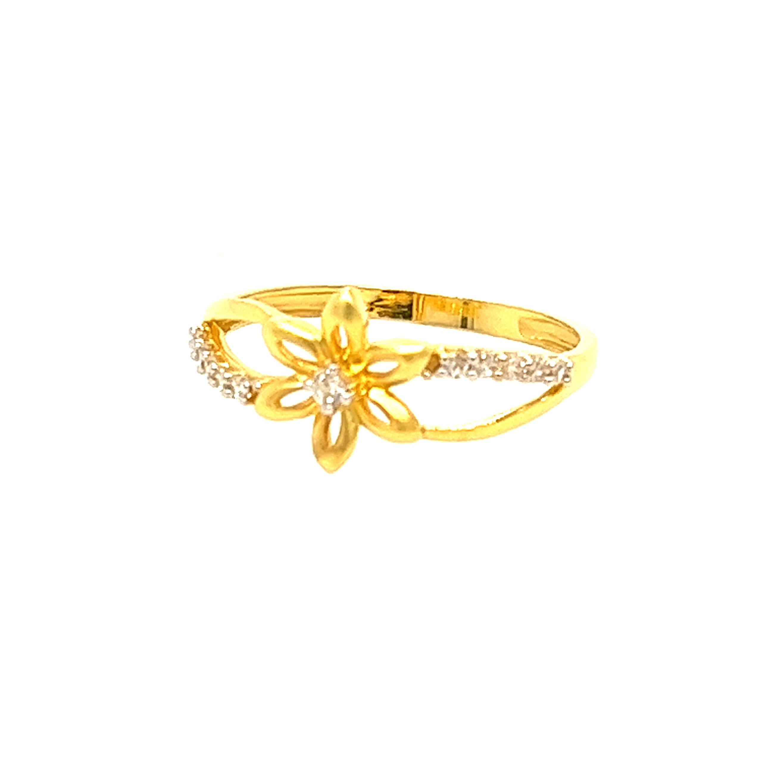 22k Yellow Gold Elite CZ Ring