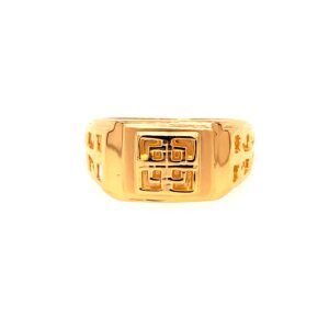 22k Yellow Gold Jason Plain Ring