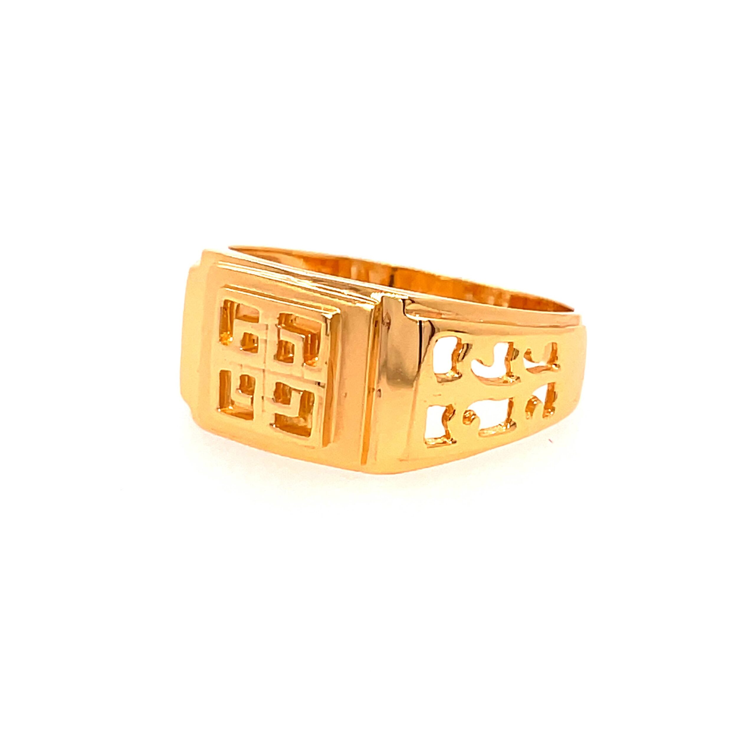 22k Yellow Gold Jason Plain Ring