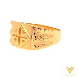 22k yellow gold prince plain ring