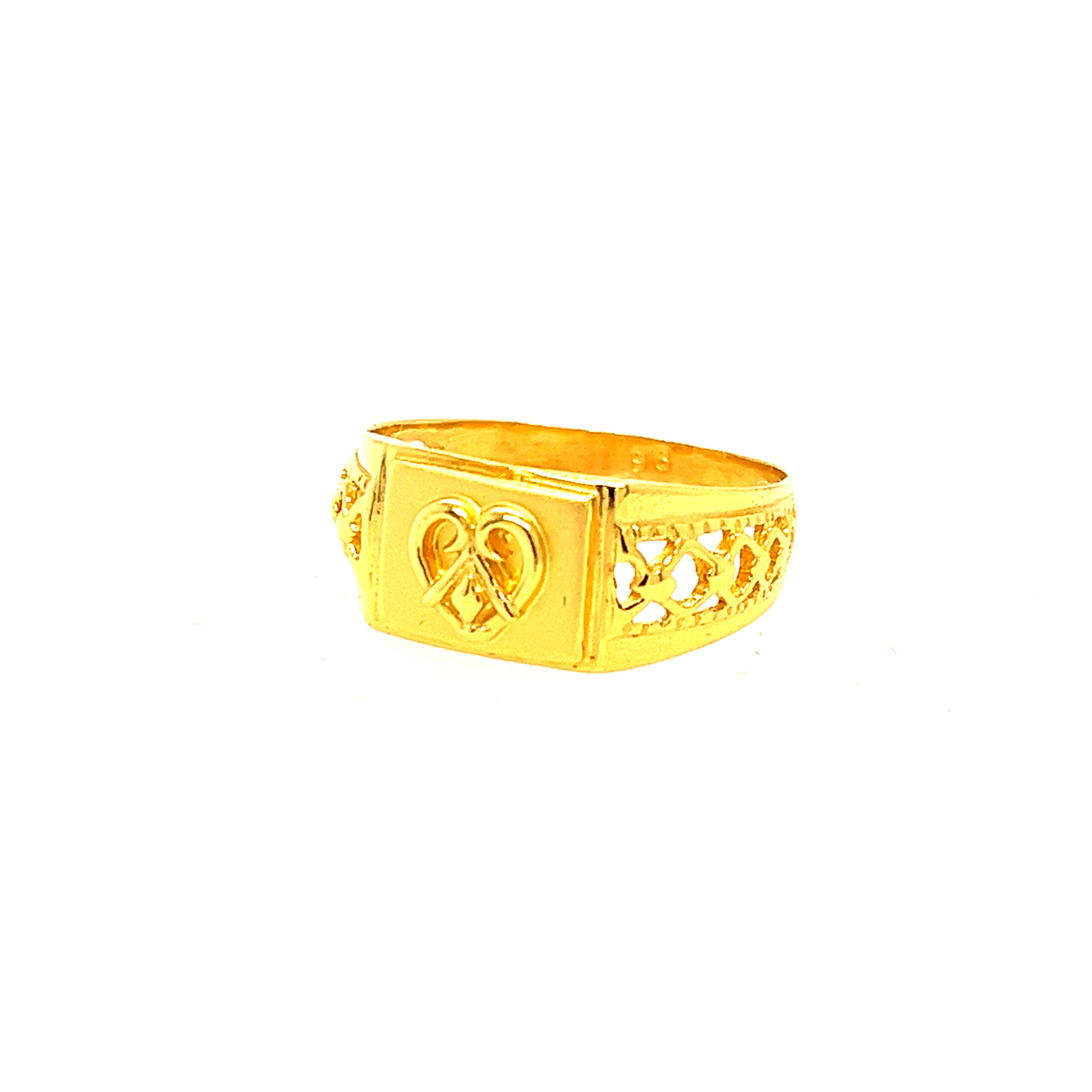 22k yellow gold sultan plain ring - Image 2