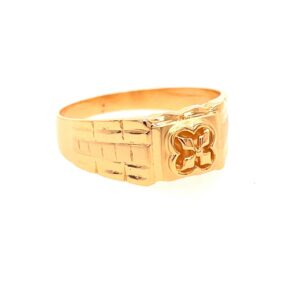 22k yellow gold supreme plain ring