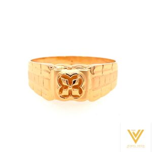 22k yellow gold supreme plain ring