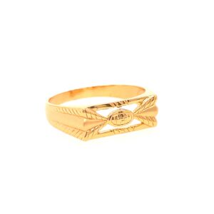 22k Yellow Gold Virya Plain Ring