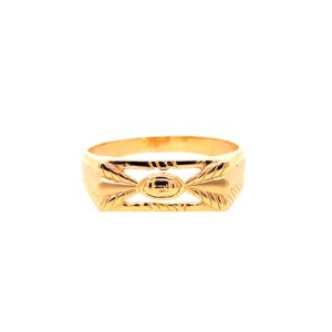 22k Yellow Gold Virya Plain Ring