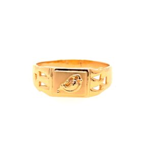 22k Yellow Gold Elegant Plain Ring