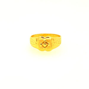 22k Yellow Gold Fancy Plain Ring