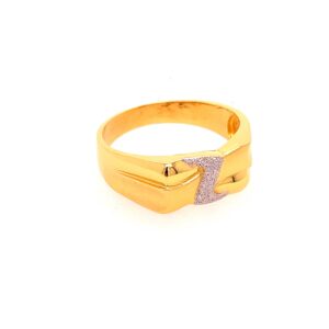 22k Yellow Gold Dazzling Plain Ring
