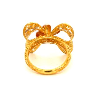 22k gold turkish butterfly ring