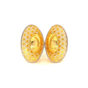 22k gold turkish leaf art ring