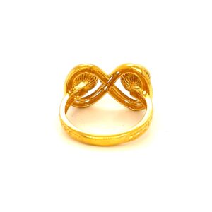 22k gold turkish loopy bends ring