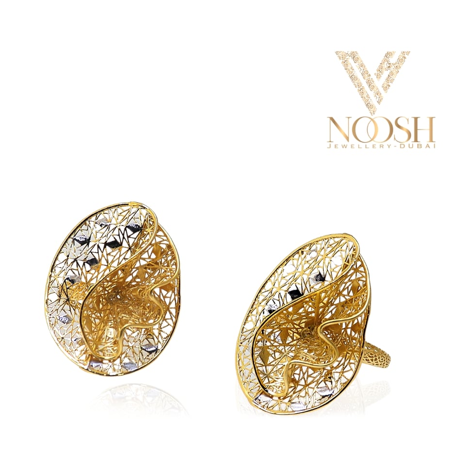 22k gold turkish flare ring