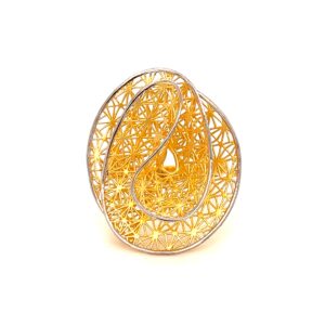 22k gold clur ring
