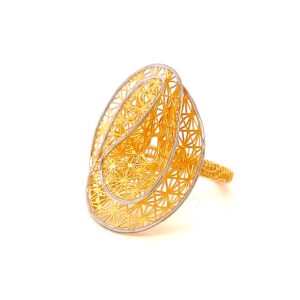 22k gold clur ring