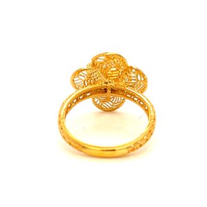 22k gold turkish glimmer ring