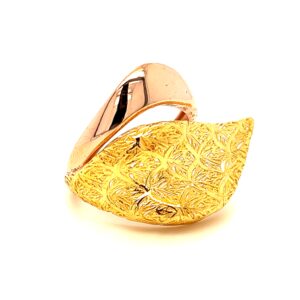 22k gold turkish overlay ring