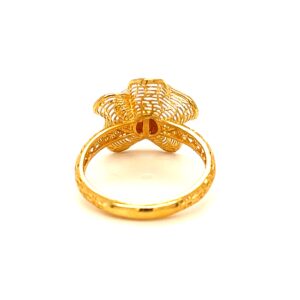 22k gold turkish courvy ring
