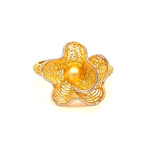 22k gold turkish courvy ring