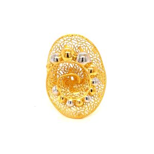 22k gold dazzle ring