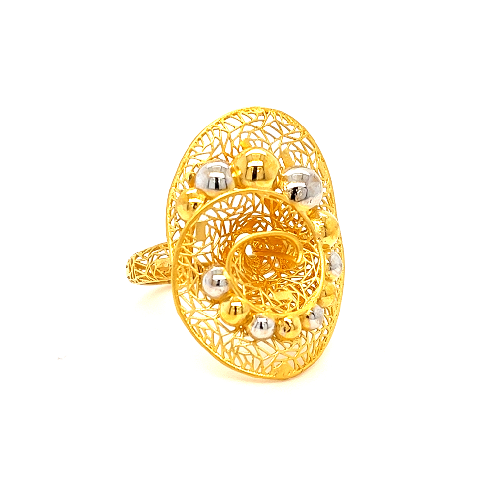 22k gold dazzle ring