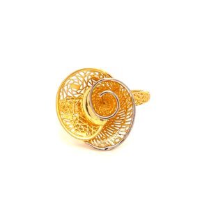 22k gold turkish diviner ring
