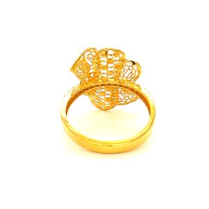22k gold turkish floris ring