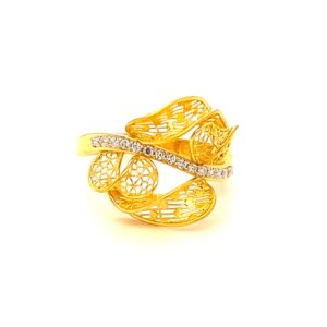 22k gold turkish ring