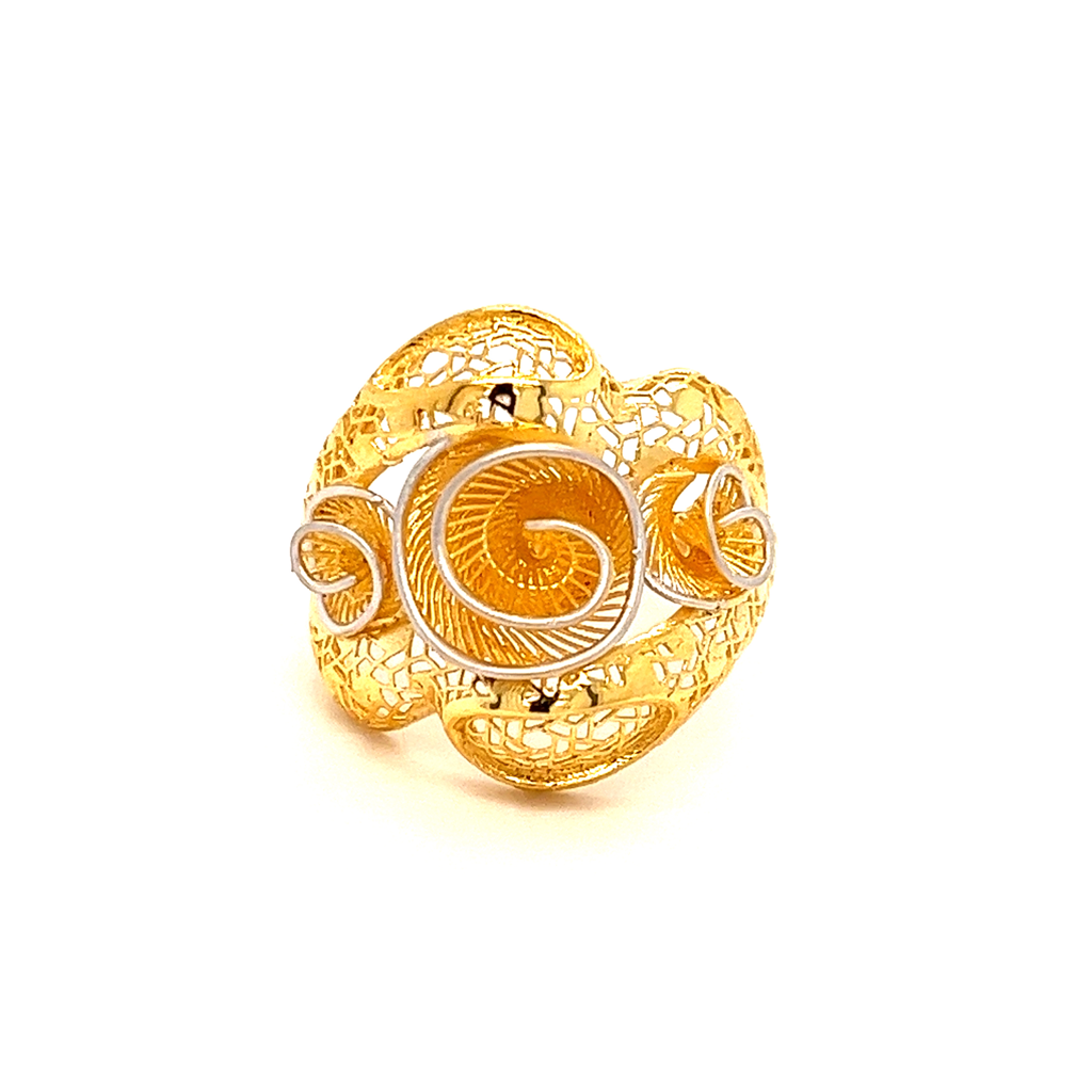 22k gold turkish pompon ring - Image 3