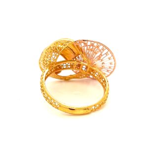 22k gold turkish dancing rejoice ring
