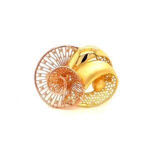 22k gold turkish dancing rejoice ring