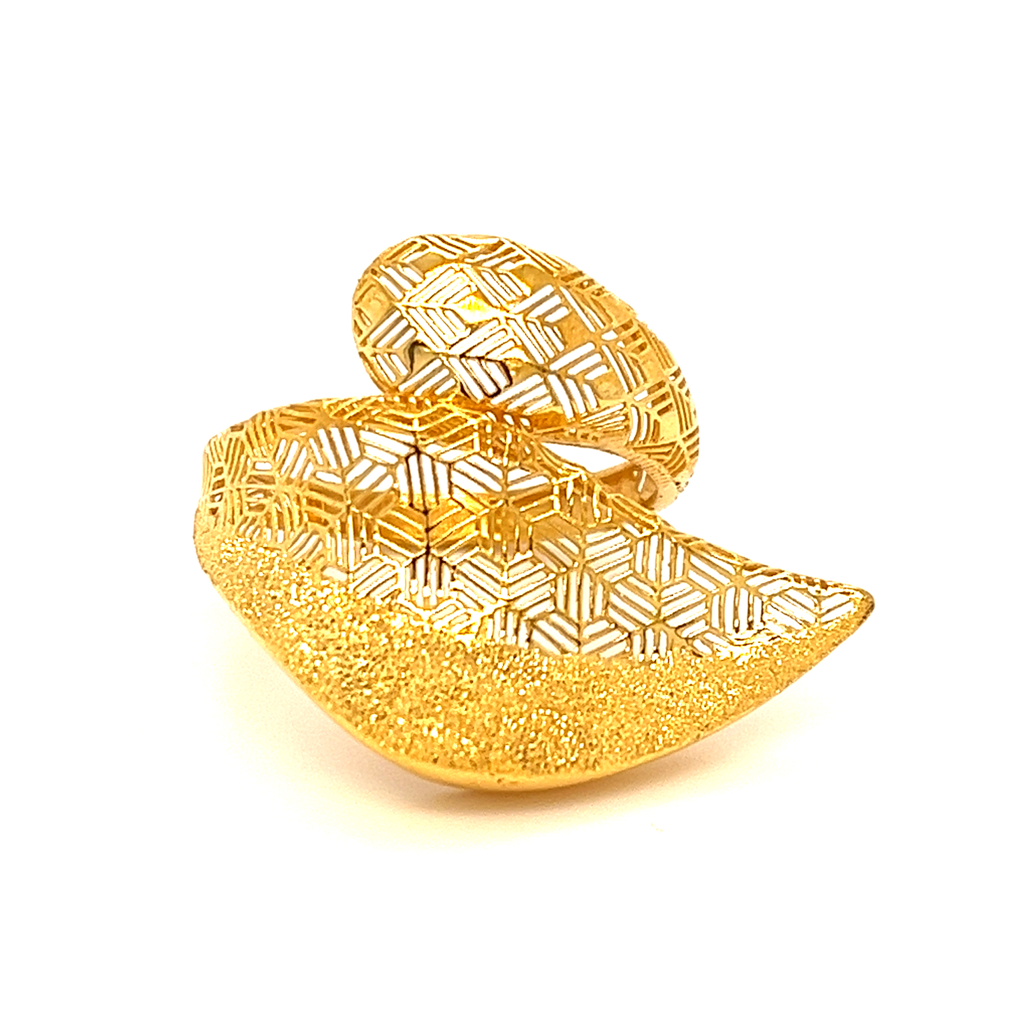 22k gold turkish corlicue lily ring - Image 2