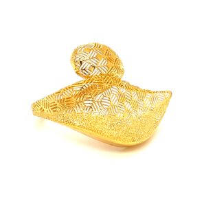 22k gold turkish corlicue lily ring
